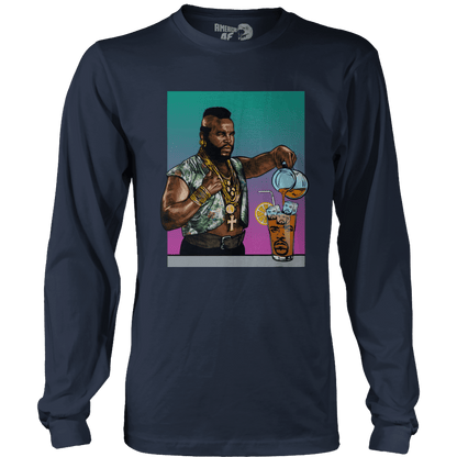 T-shirt Mens Long Sleeve / Navy / S Tea Time