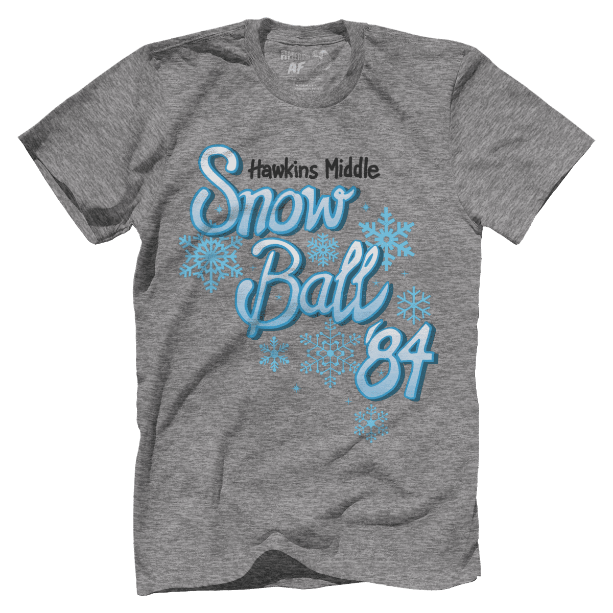 Raglan Premium Mens Shirt / Heather Gray / XS Snow Ball '84 V1
