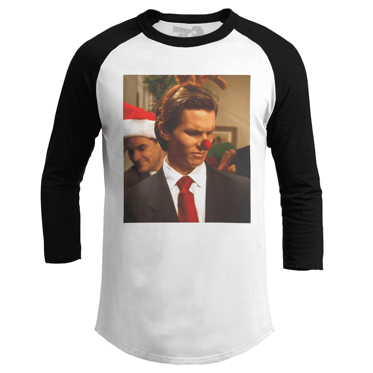 Raglan Raglan / White/Black / S Psycho Christmas