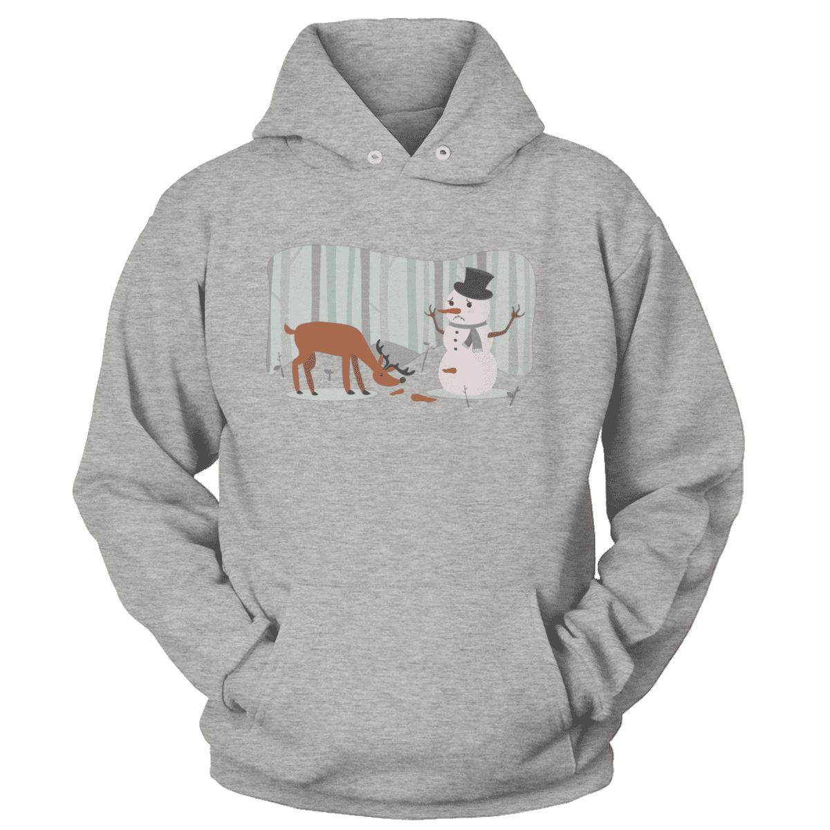 Raglan Unisex Hoodie / Heather Gray / S Not my Carrot Please