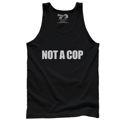 T-shirt Premium Mens Tank / Black / S Not A Cop