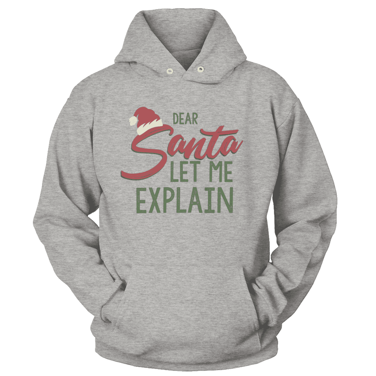 Raglan Unisex Hoodie / Heather Gray / S Let Me Explain