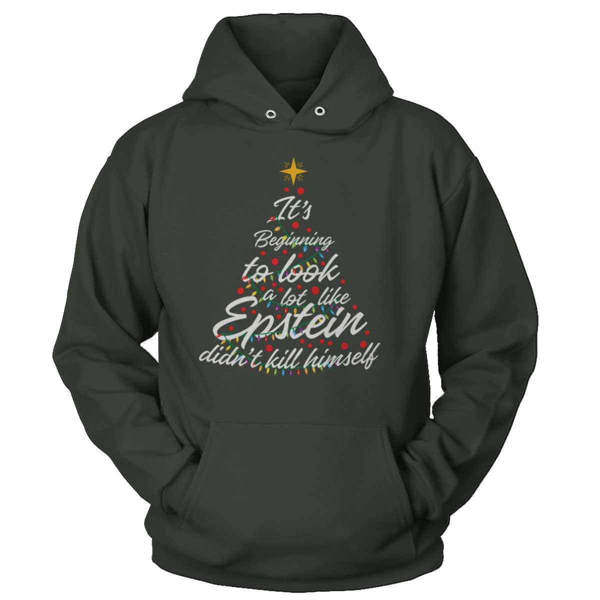 Raglan Unisex Hoodie / Forest Green / S A lot like EDKH