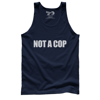 T-shirt Premium Mens Tank / Navy / S Not A Cop