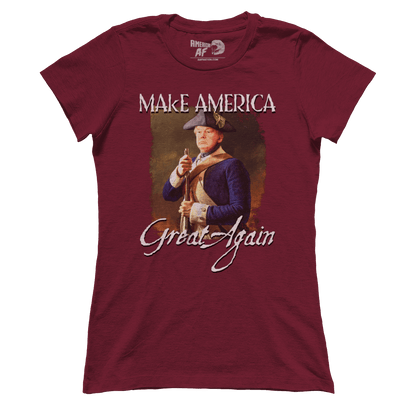 T-shirt Premium Ladies Tee / Dark Red / S Revolutionary Trump V2 (Ladies)