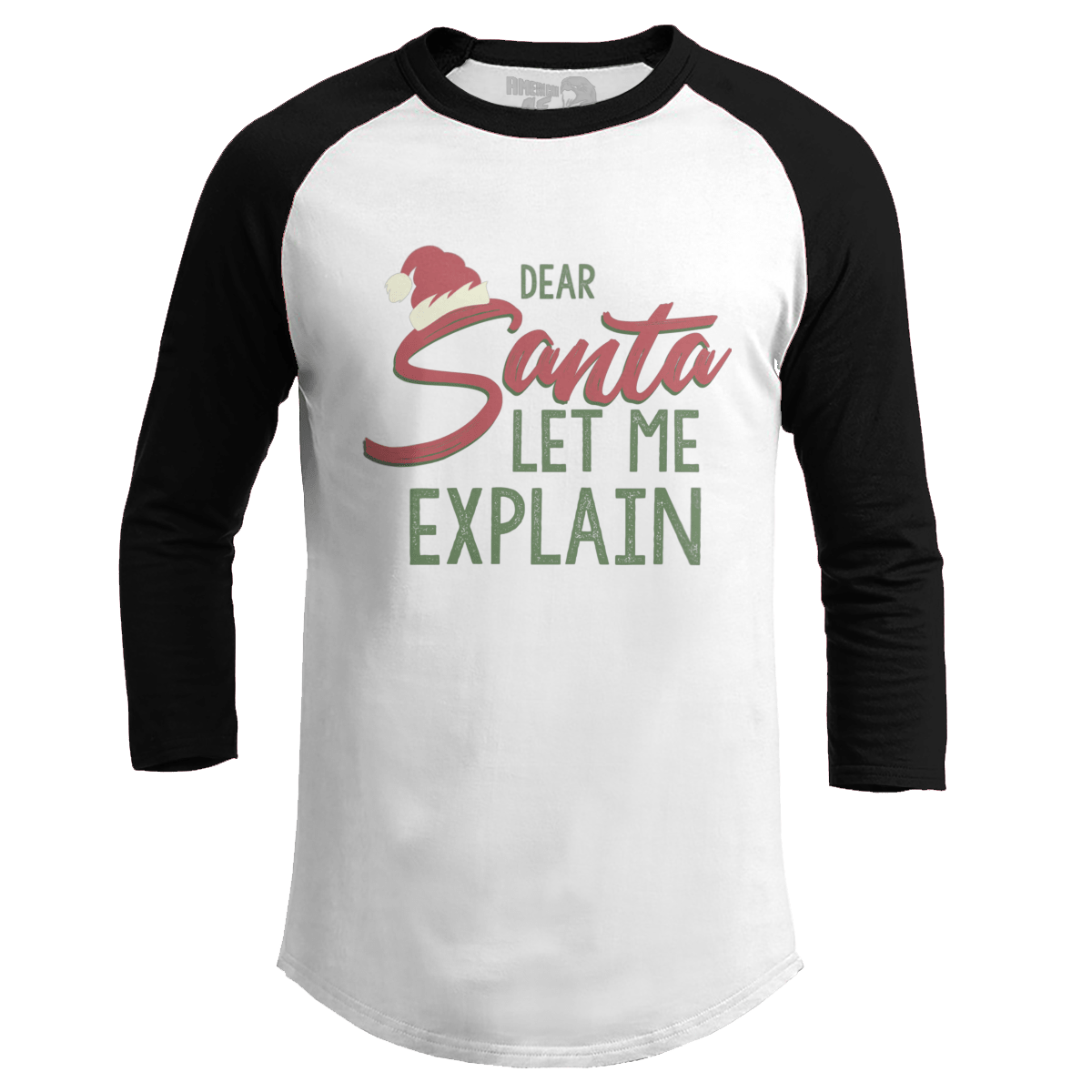 Raglan Raglan / White/Black / S Let Me Explain (Ladies)