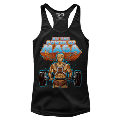 T-shirt Premium Ladies Racerback Tank / Black / XS HeMan Trump (parody) (Ladies)