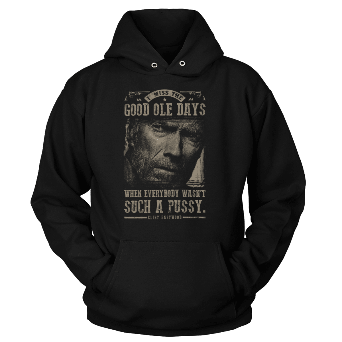 T-shirt Unisex Hoodie / Black / S Good Ole Days (Ladies)