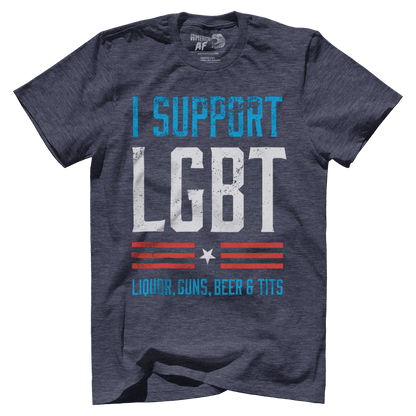 T-shirt Premium Mens Triblend Shirt / Navy / S LGBT