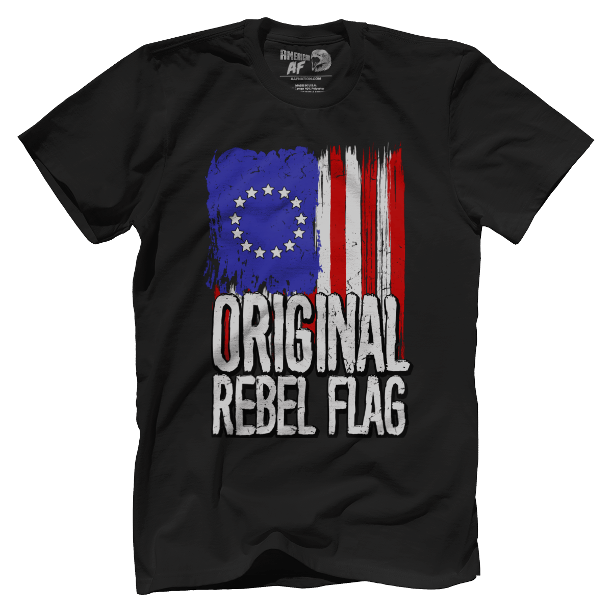 T-shirt Premium Mens Shirt / Black / XS Original Rebel Flag