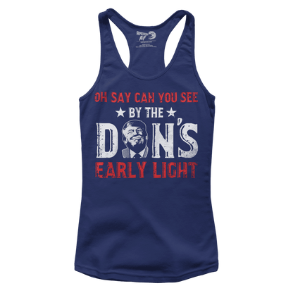 T-shirt Premium Ladies Racerback Tank / Navy / XS The Don's Early Light (Ladies)