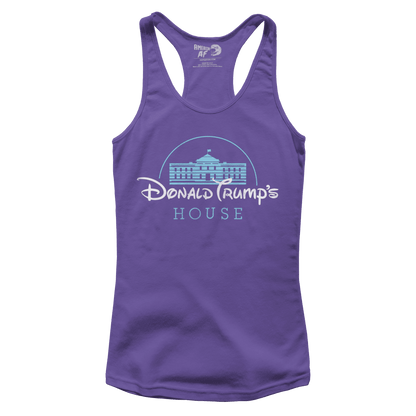 T-shirt Premium Ladies Racerback Tank / Dark Purple / XS Donald Trump's House (Ladies)