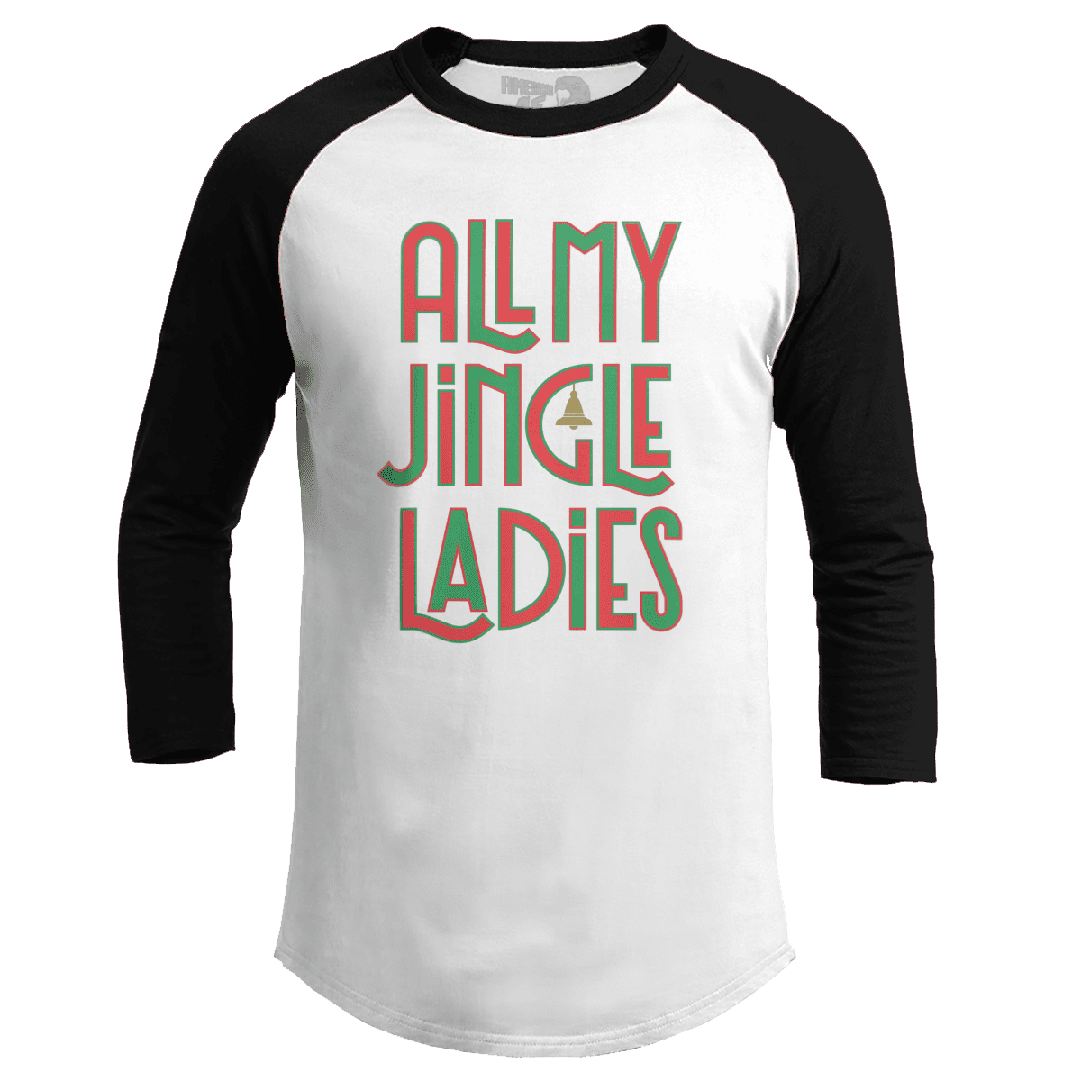 Raglan Raglan / White/Black / S All My Jingle Ladies