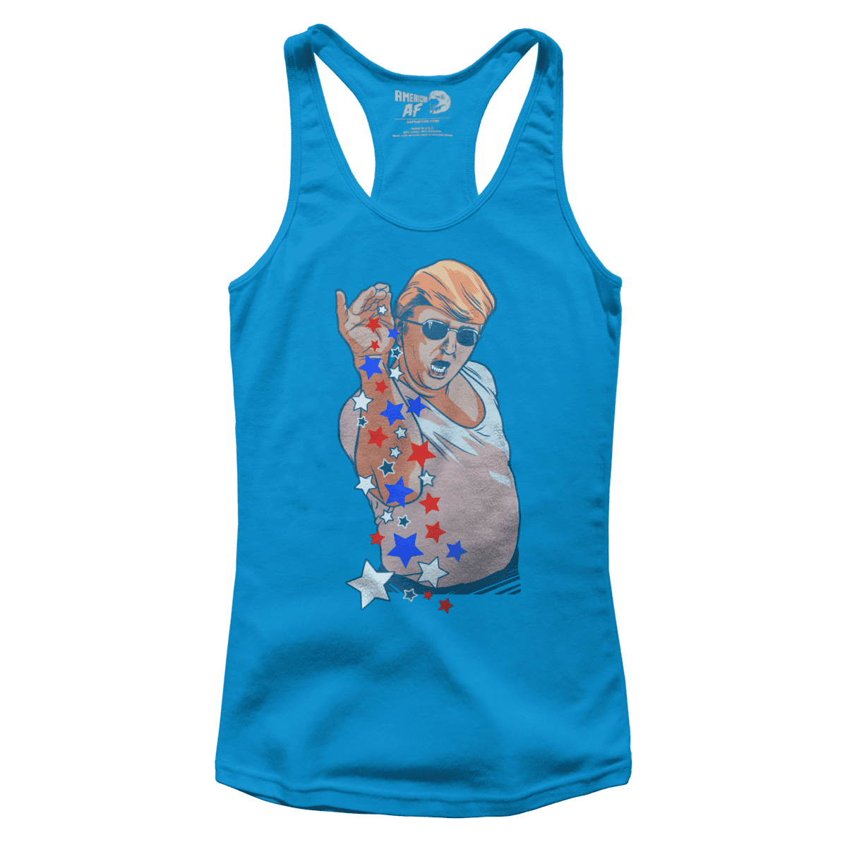 T-shirt Premium Ladies Racerback Tank / Turquoise / XS Salt Bae Trump (Ladies)