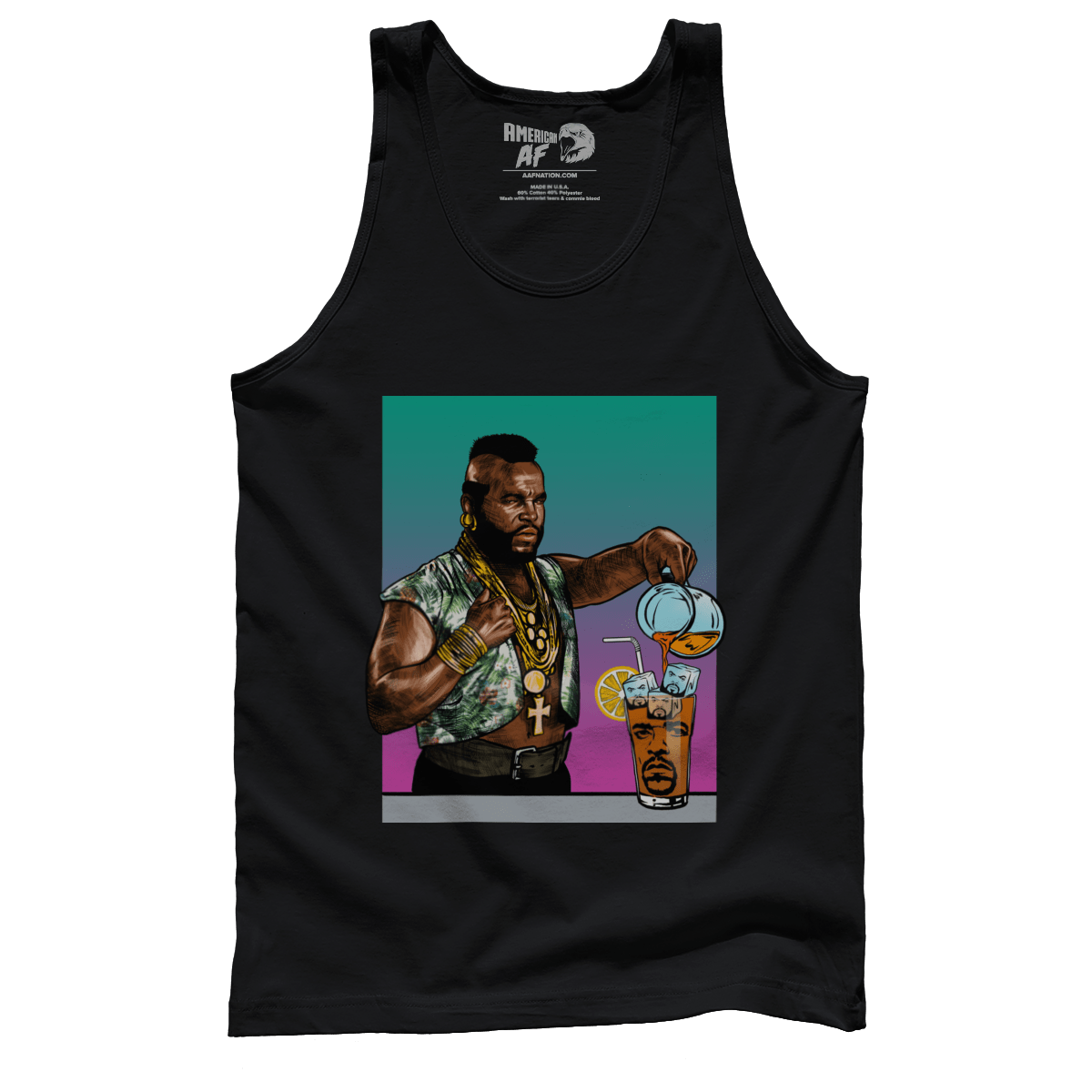 T-shirt Premium Mens Tank / Black / S Tea Time