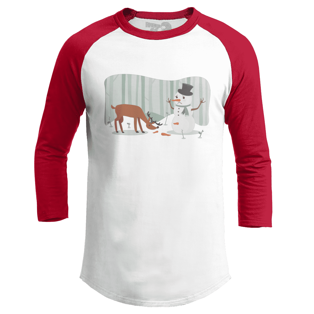 Raglan Raglan / White/Red / S Not my Carrot Please