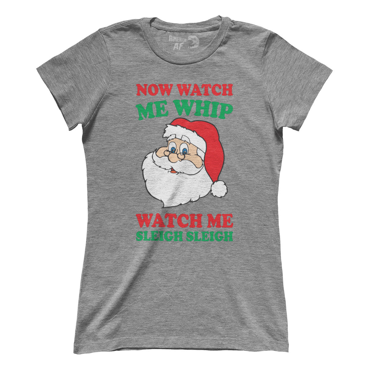 Raglan Premium Ladies Tee / Heather Gray / S Now Watch Me Whip (Ladies)