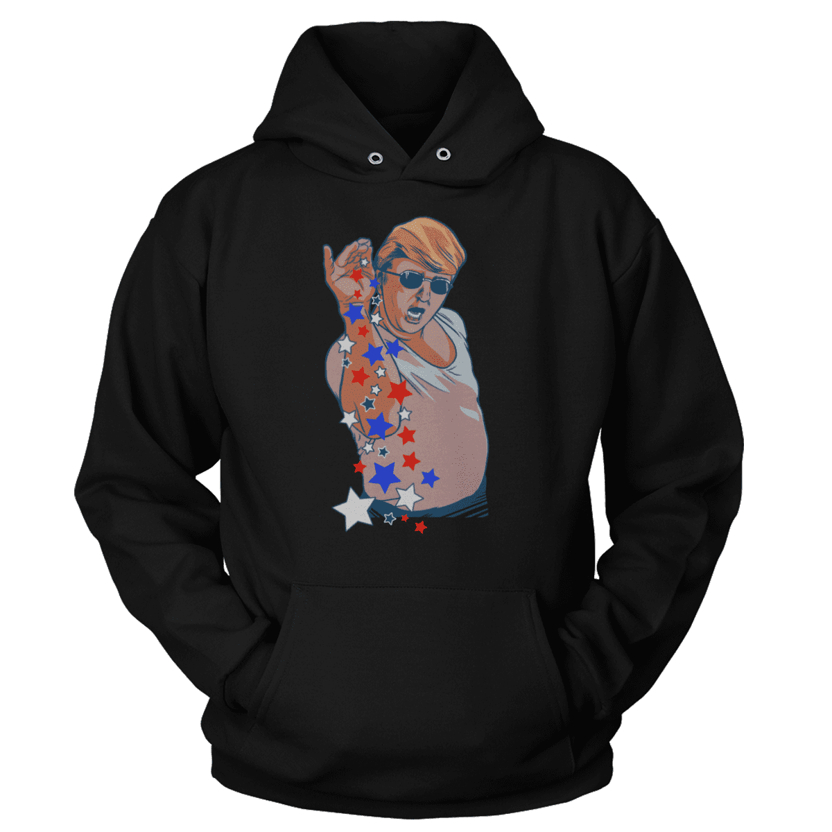 T-shirt Unisex Hoodie / Black / S Salt Bae Trump (Ladies)