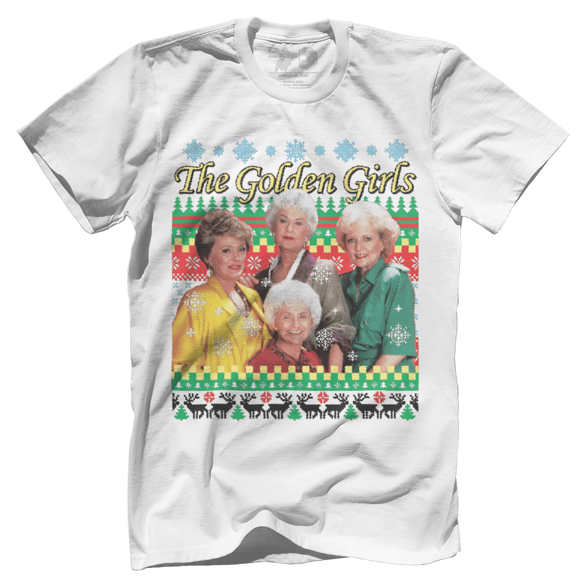 Raglan Premium Mens Shirt / White / XS Golden Girls