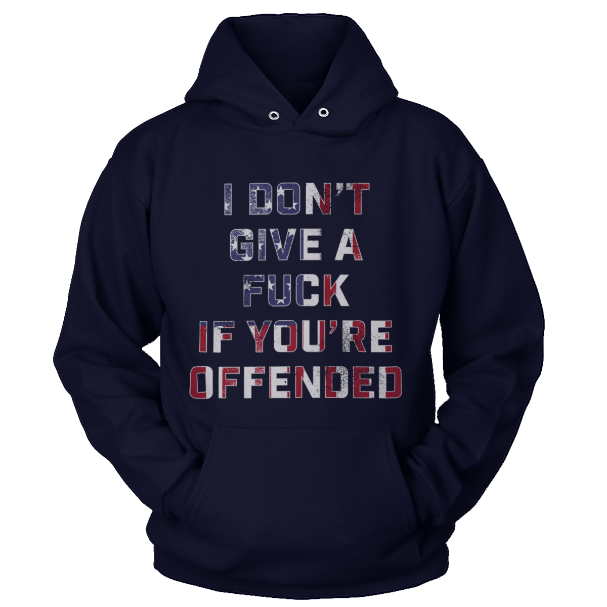 T-shirt Unisex Hoodie / Navy / S F Offended - RAW
