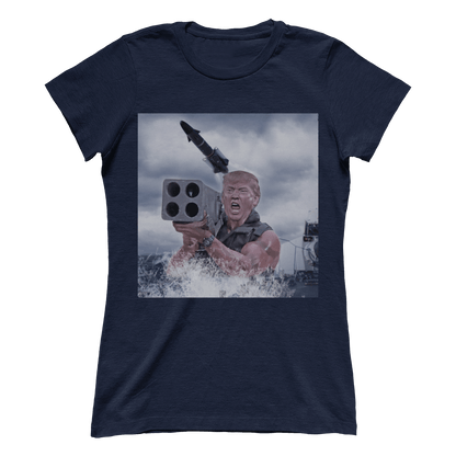 T-shirt Premium Ladies Tee / Navy / S Warheads on Foreheads (Ladies)