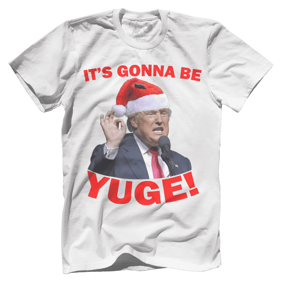 Raglan Premium Mens Shirt / White / XS It's Gonna Be Yuge