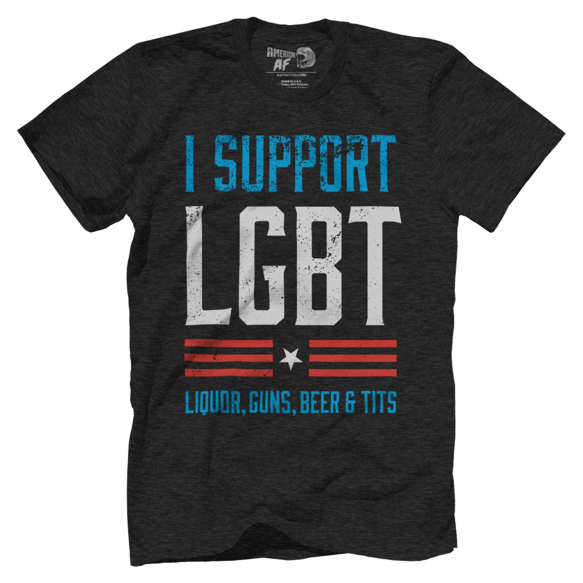 T-shirt Premium Mens Triblend Shirt / Black / S LGBT