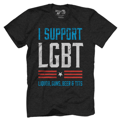 T-shirt Premium Mens Triblend Shirt / Black / S LGBT