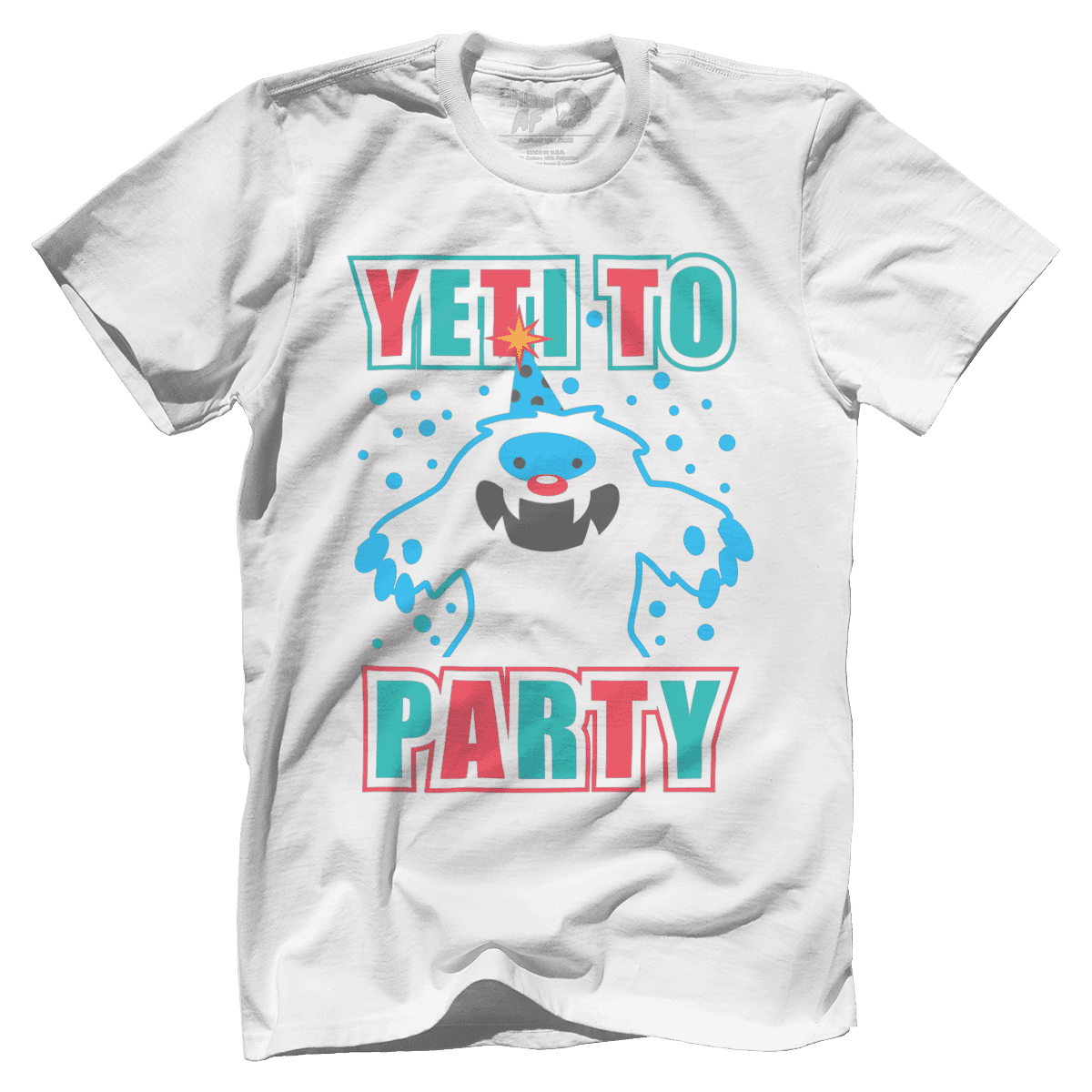 Raglan Premium Mens Shirt / White / XS Yeti to Party