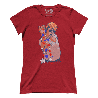 T-shirt Premium Ladies Tee / Red / S Salt Bae Trump (Ladies)