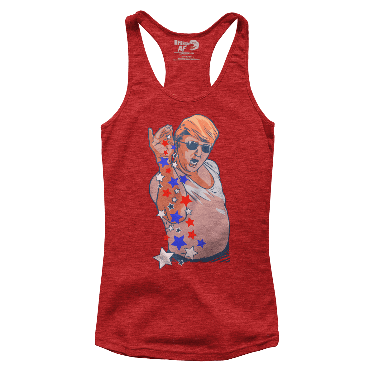 T-shirt Premium Ladies Racerback Tank / Red / XS Salt Bae Trump (Ladies)