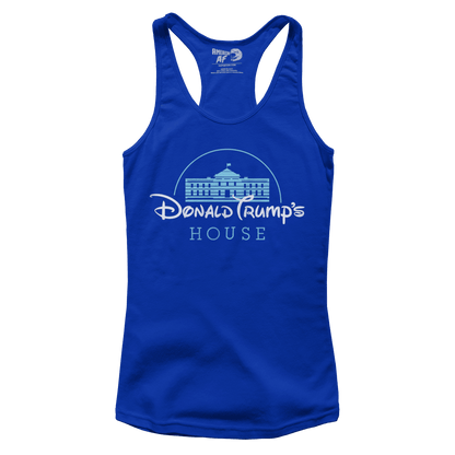 T-shirt Premium Ladies Racerback Tank / Royal Blue / XS Donald Trump's House (Ladies)