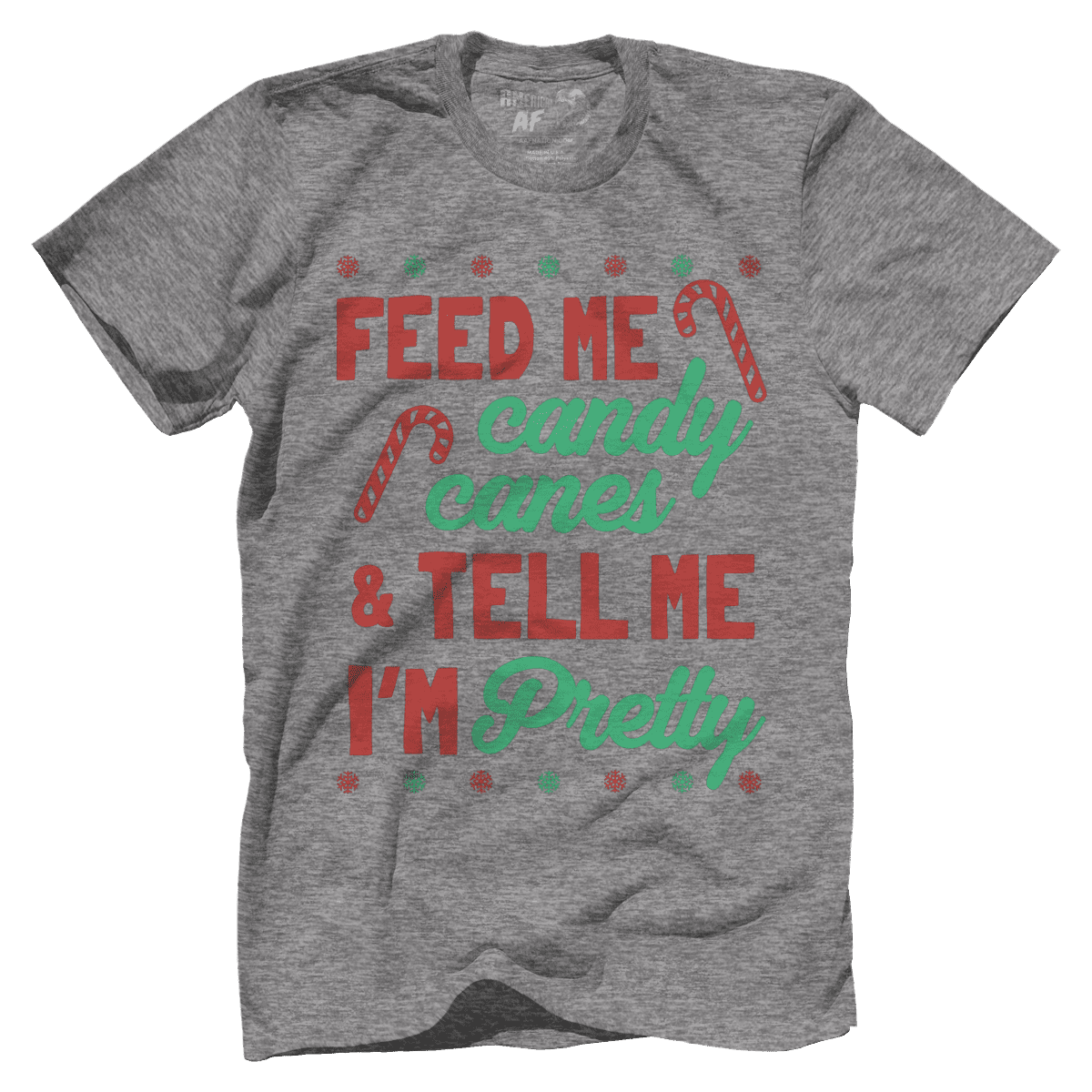 Raglan Premium Mens Shirt / Heather Gray / XS Tell Me I'm Pretty