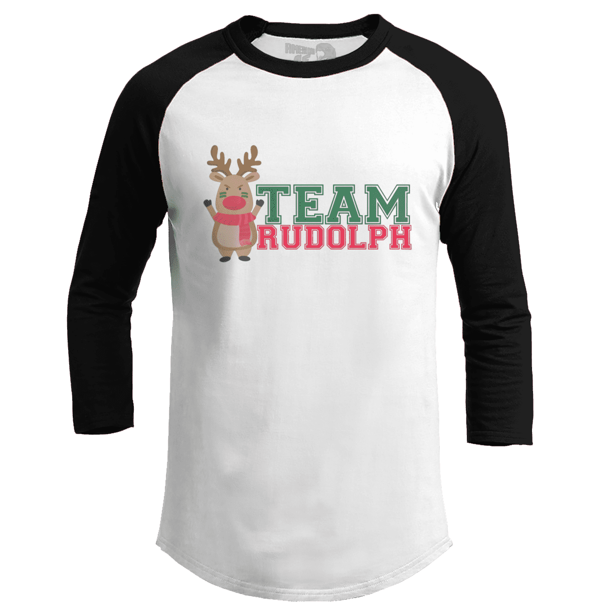 Raglan Raglan / White/Black / S Team Rudolph