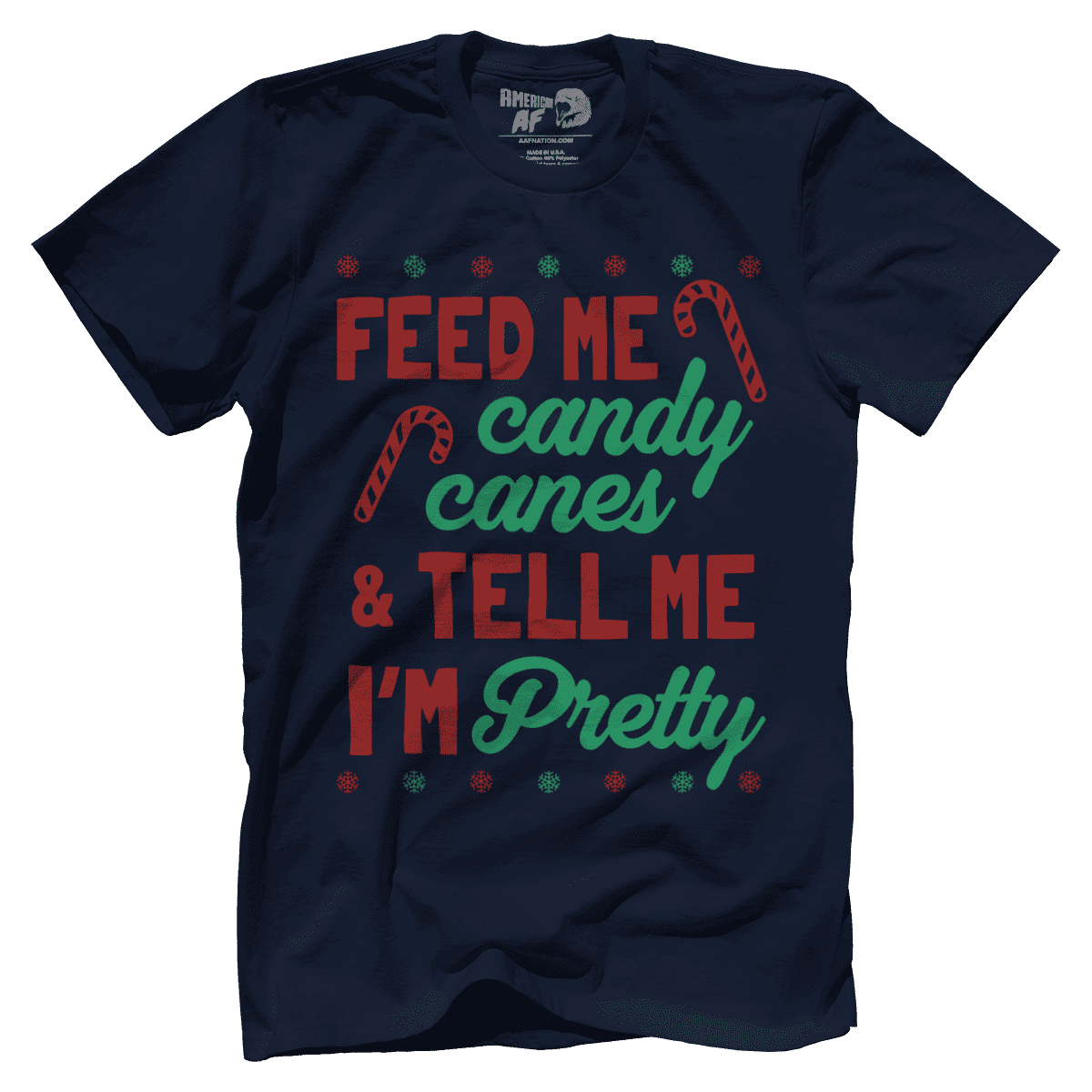 Raglan Premium Mens Shirt / Navy / XS Tell Me I'm Pretty