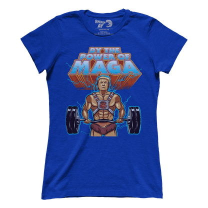 T-shirt Premium Ladies Tee / Royal Blue / S HeMan Trump (parody) (Ladies)