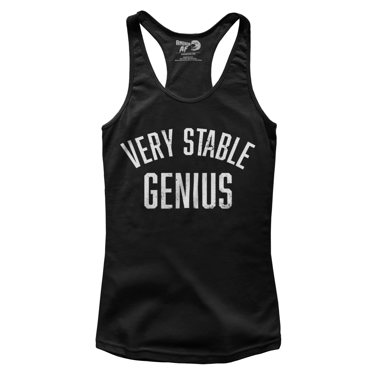 T-shirt Premium Ladies Racerback Tank / Black / XS Stable Genius (Ladies)