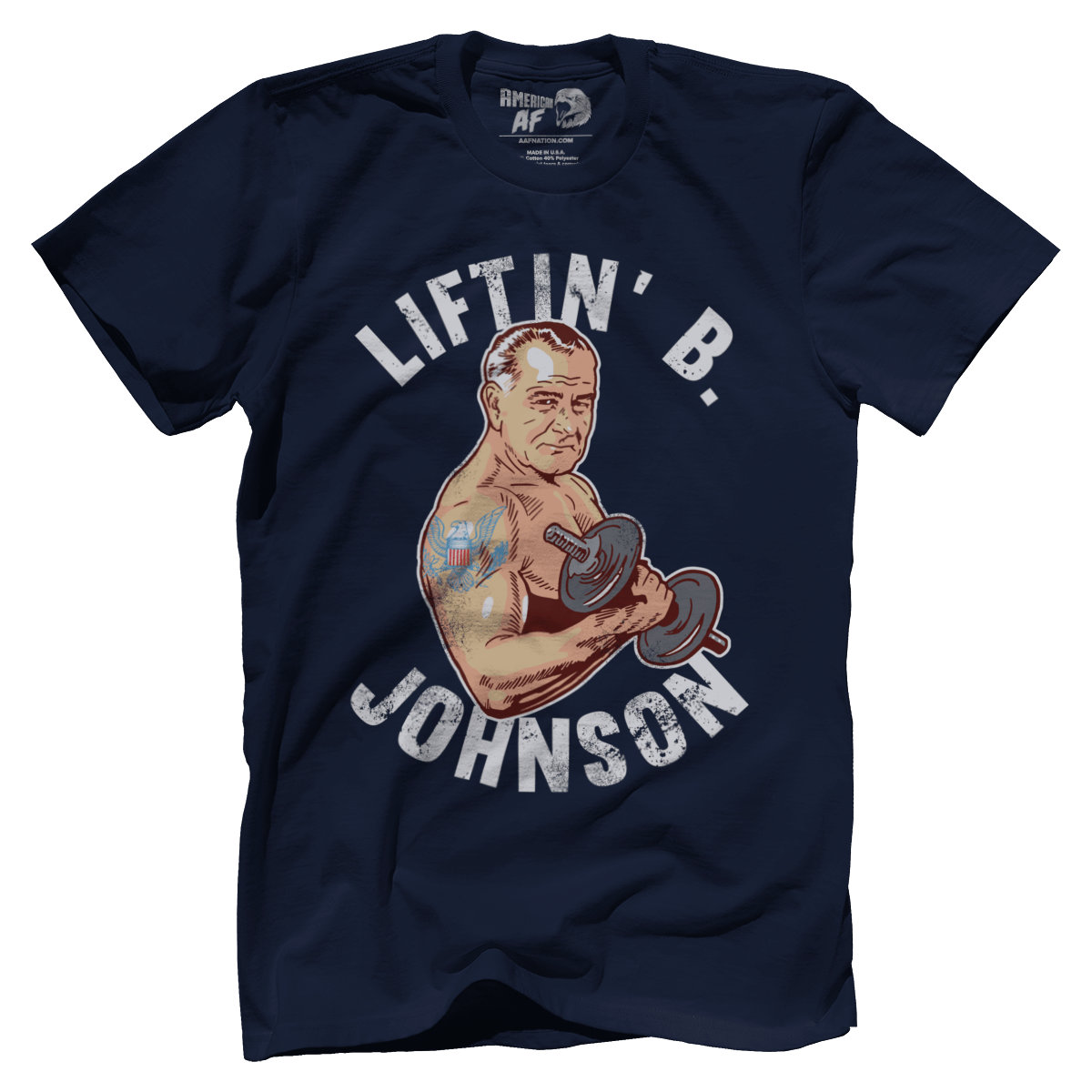 T-shirt Premium Mens Shirt / Navy / XS Liftin' B Johnson