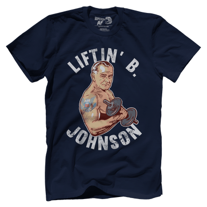 T-shirt Premium Mens Shirt / Navy / XS Liftin' B Johnson