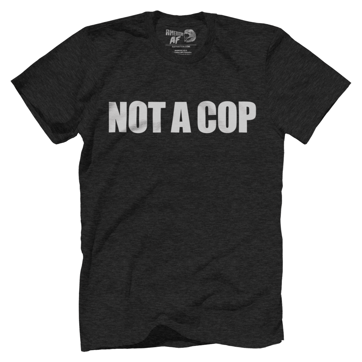 T-shirt Premium Mens Triblend Shirt / Black / S Not A Cop