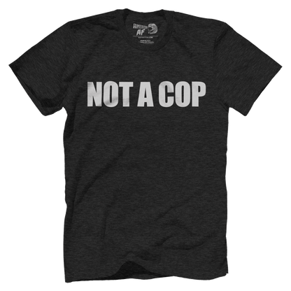 T-shirt Premium Mens Triblend Shirt / Black / S Not A Cop