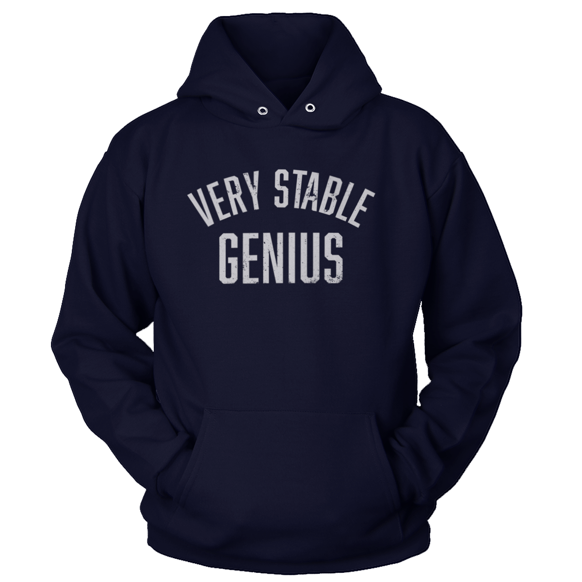 T-shirt Unisex Hoodie / Navy / S Stable Genius (Ladies)