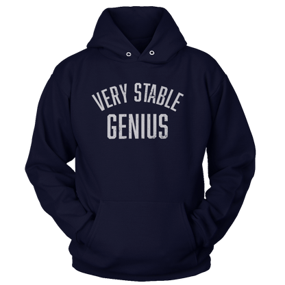 T-shirt Unisex Hoodie / Navy / S Stable Genius (Ladies)
