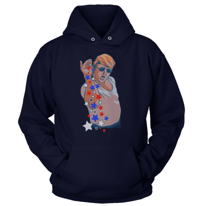 T-shirt Unisex Hoodie / Navy / S Salt Bae Trump (Ladies)