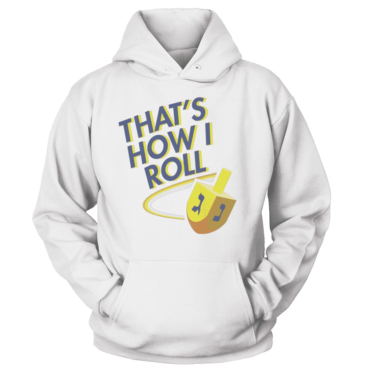 Raglan Unisex Hoodie / White / S That's How I Roll