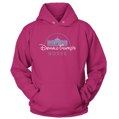 T-shirt Unisex Hoodie / Hot Pink / S Donald Trump's House (Ladies)
