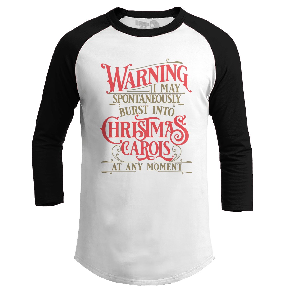 Raglan Raglan / White/Black / S Carols at Any Moment (Ladies)