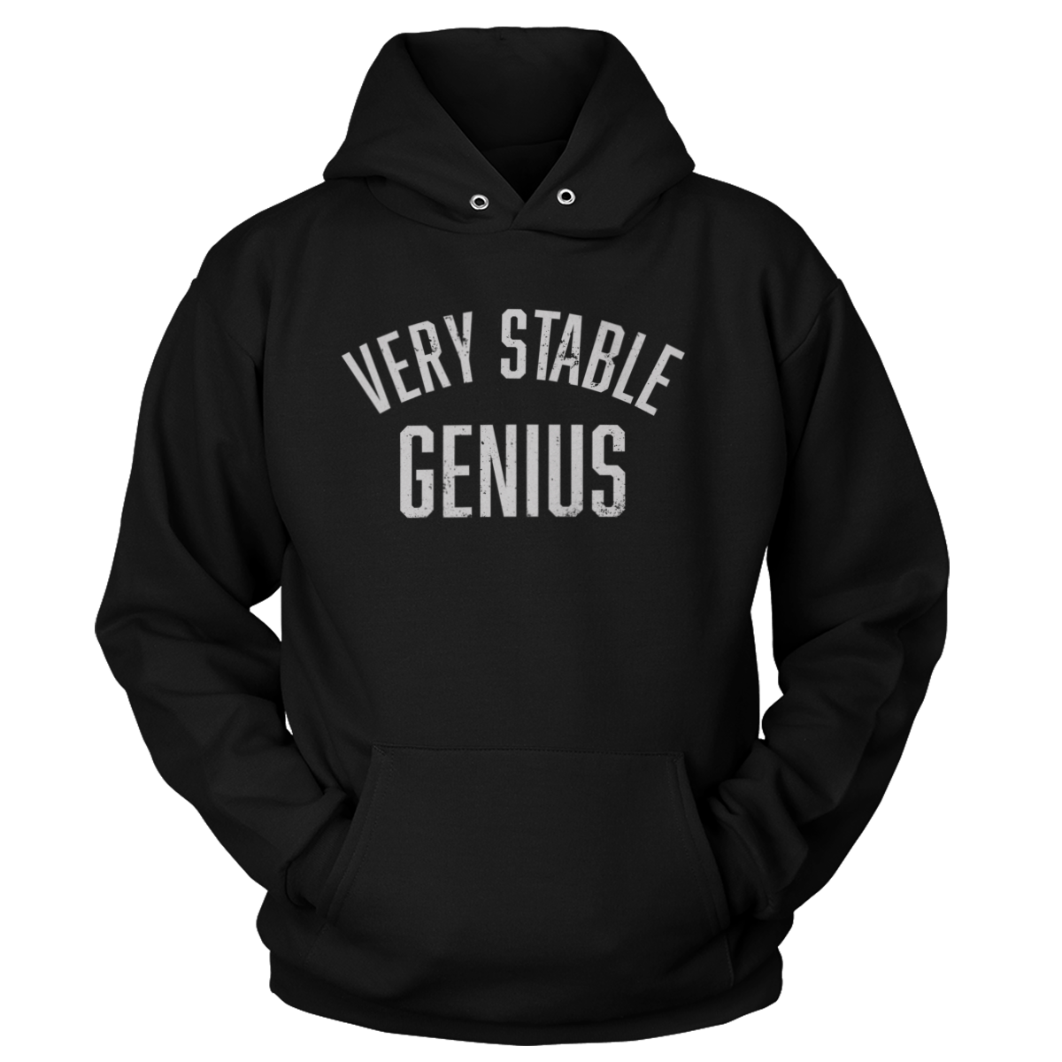 T-shirt Unisex Hoodie / Black / S Stable Genius (Ladies)