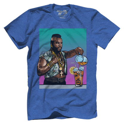 T-shirt Premium Mens Triblend Shirt / Royal Blue / S Tea Time