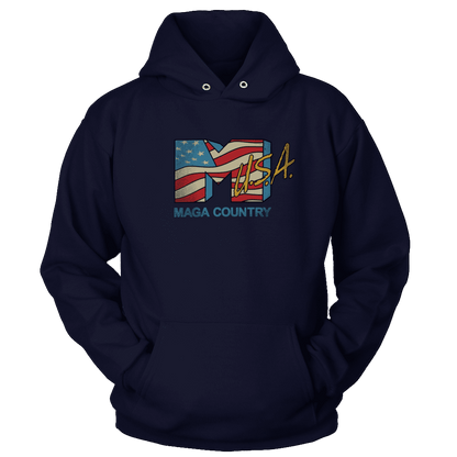 T-shirt Unisex Hoodie / Navy / 5XL MAGA Country (Ladies)